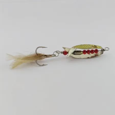 Mack's Hummbait Spinner, Nickel/Red, 1/3 oz (9 g), Winged Body, #24676