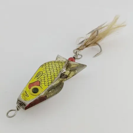 Mack's Hummbait Spinner, Nickel/Red, 1/3 oz (9 g), Winged Body, #24676
