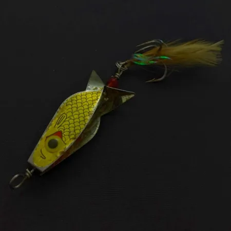 Mack's Hummbait Spinner, Nickel/Red, 1/3 oz (9 g), Winged Body, #24676