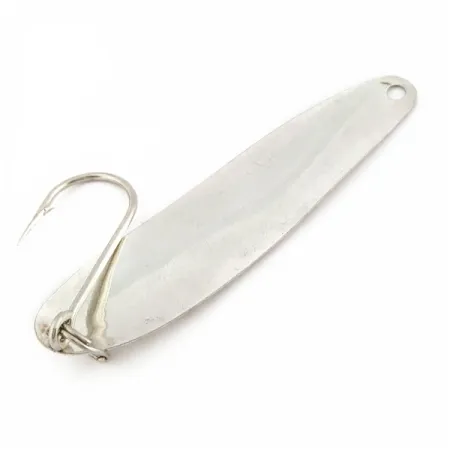Spanks Lures Mauler Spoon, Silver, 1/4 oz (8 g), Hammered, #24681