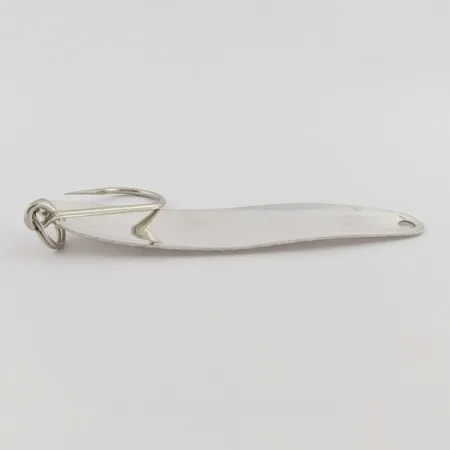 Spanks Lures Mauler Spoon, Silver, 1/4 oz (8 g), Hammered, #24681