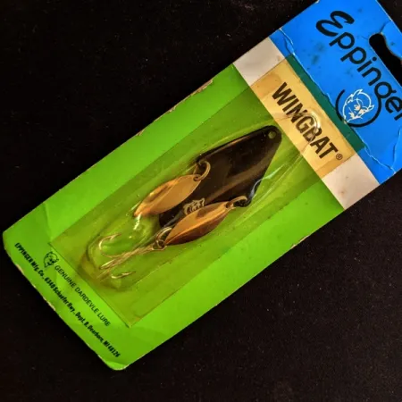 Vintage Eppinger Wingbat, Black, 1/2 oz (14g), Wing Blades, #24701