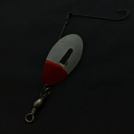 Weller June-Bug Spinner, Red/White, 3/16 oz (6 g), Offset, #24704