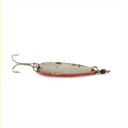 Dura-Pak Spoon, Nickel/Red/White, 3/16 oz (6 g), Stripe, #24706