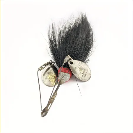 Jamison Shannon Twin Spinner, Nickel, 1/2 oz (14 g), Bucktail, #24708