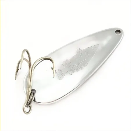Dayton Dixie Jet Spoon, Nickel, 2/3 oz (18 g), Fish Stamp, #24714