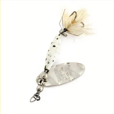 Glen Evans Shyster Spinner, White/Nickel, 1/4 oz (7 g), #24726