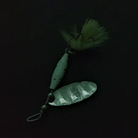 Glen Evans Shyster Spinner, White/Nickel, 1/4 oz (7 g), #24726