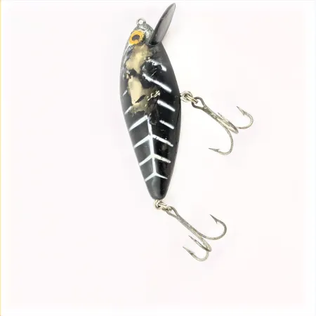 Bomber Speed Shad Lure, Black Bone, 2/5 oz (12g), Molded Lip, #24745
