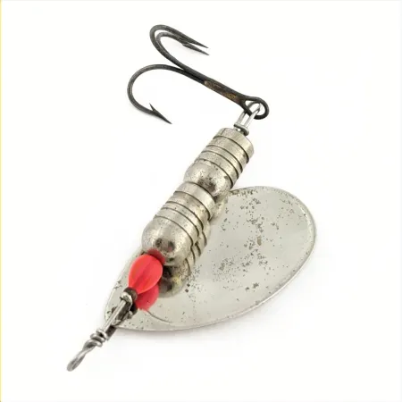 Heddon Hep 3 Spinner, Nickel, 1/4 oz (7 g), Replaceable Hook, #24747
