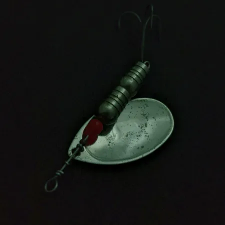 Heddon Hep 3 Spinner, Nickel, 1/4 oz (7 g), Replaceable Hook, #24747