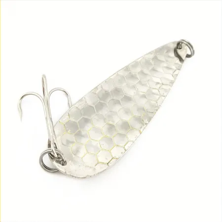 Moonshine Lures Spoon, Silver, 2/3oz (18g), Honeycomb, #24748