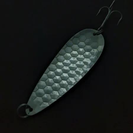 Moonshine Lures Spoon, Silver, 2/3oz (18g), Honeycomb, #24748