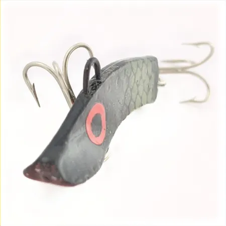 Vintage Mann's Little George Lure, Red/Black, 1/3 oz (10 g), #24751