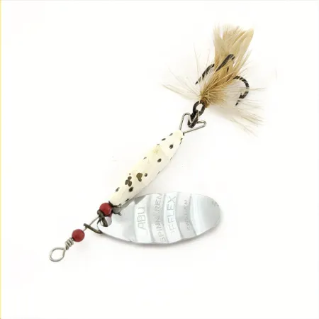 Abu Garcia Spinnaren Reflex, Nickel/White, 1/4 oz (7 g), #24755