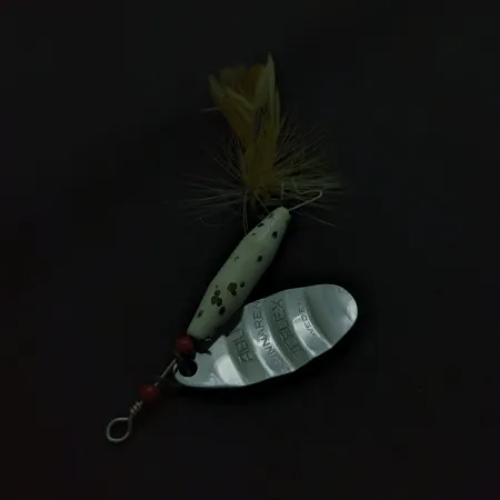 Abu Garcia Spinnaren Reflex, Nickel/White, 1/4 oz (7 g), #24755