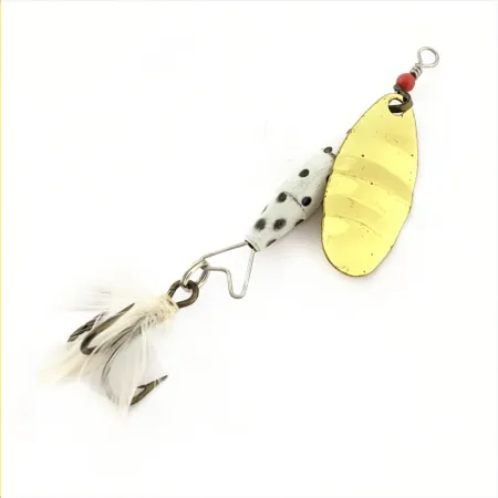 Abu Spinnaren Reflex, Gold, 1/4 oz (7 g), Feathered Hook, #24756