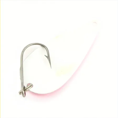 Moonshine Lures Flutter Spoon, White/Pink, 1/4 oz (7 g), #24759
