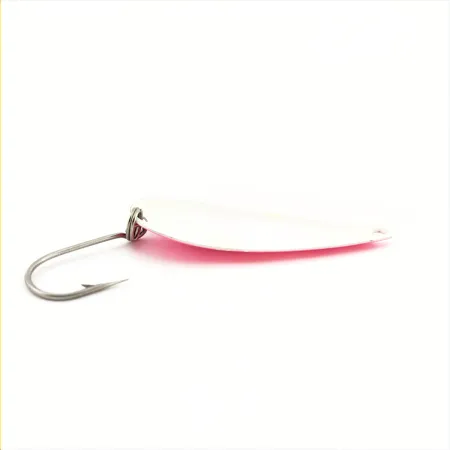Moonshine Lures Flutter Spoon, White/Pink, 1/4 oz (7 g), #24759