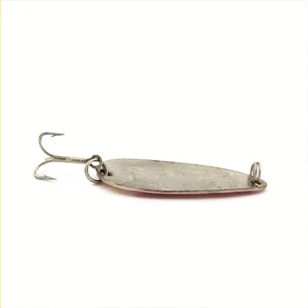 Dura-Pak Spoon, Red/White, 3/16 oz (4.5 g), Nickel Back, #24760