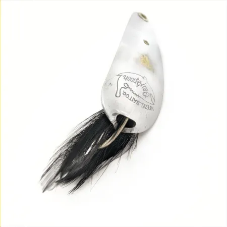 Weezel Rex Spoon, Nickel, 2/5 oz (12 g), Feather Tail, #24761