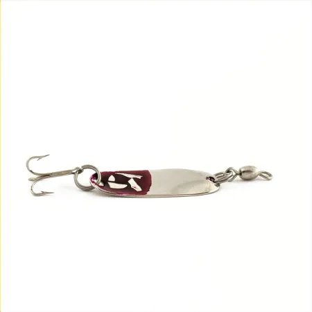 Roy Self #2 Spoon, Nickel/Red, 1/8 oz (3.5g), Shell Inserts, #24763
