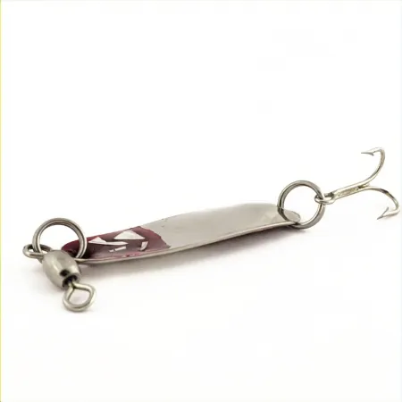 Roy Self #2 Spoon, Nickel/Red, 1/8 oz (3.5g), Shell Inserts, #24763