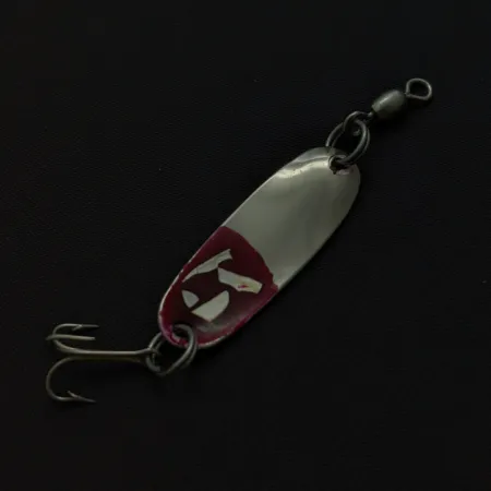 Roy Self #2 Spoon, Nickel/Red, 1/8 oz (3.5g), Shell Inserts, #24763