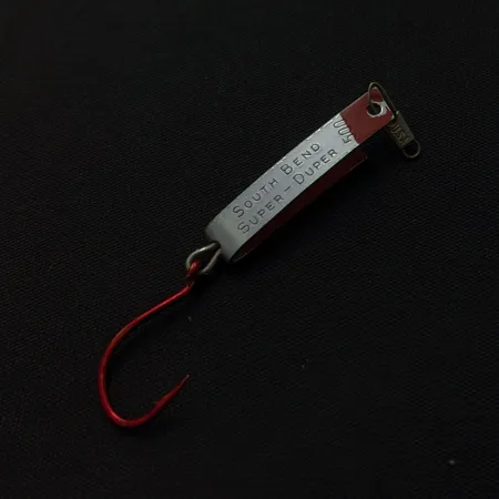 South Bend Super-Duper 500, Nickel/Red, 3/64oz (1.5g), U-Bend, #24769