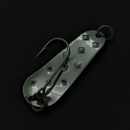 Luhr Jensen Alpena Diamond, Nickel/Green, 1/8 oz (4g), Dimple, #24770