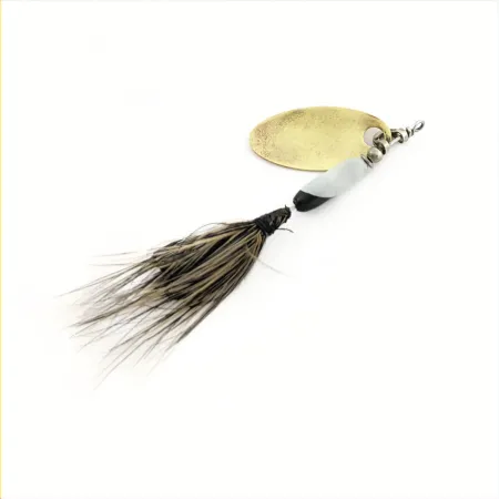Worden's Rooster Tail 0 Spinner, Brass, 1/16oz (1.7g), #24778
