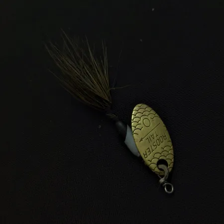 Worden's Rooster Tail 0 Spinner, Brass, 1/16oz (1.7g), #24778