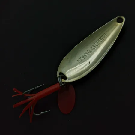 Vintage Johnson Sprite Spoon, Gold, 1/3 oz (10 g), Red Tail, #24781