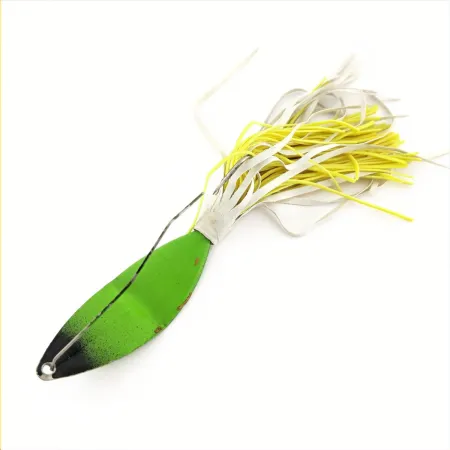 Barney Spoons Weedless Spoon, Green, 1/2 oz (14 g), Skirt, #24783