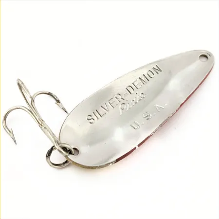 1930s Silver-Demon Pixie Spoon, Red/Nickel, 2/5 oz (11g), #24790