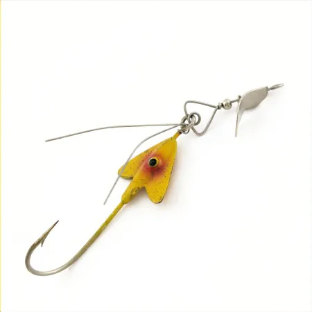 Arbogast Hawaiian Wiggler, Yellow, 1/4 oz (7 g), Weed Guard, #24793