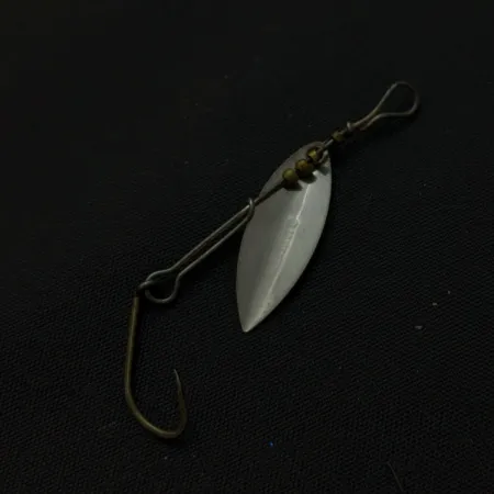 Vintage McDonald Willow Leaf Spinner, Nickel, 1/32 oz (0.7 g), #24802