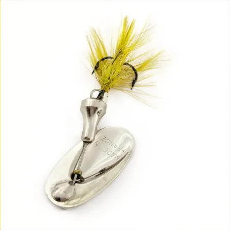 Mepps Elix Spinner, Brass/Silver, 3/16 oz (5 g), Dressed Hook, #24812
