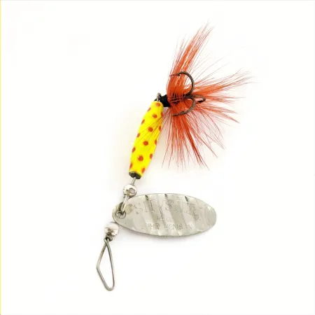Luhr Jensen Shyster Spinner, Yellow/Nickel, 1/4 oz (7 g), #24814