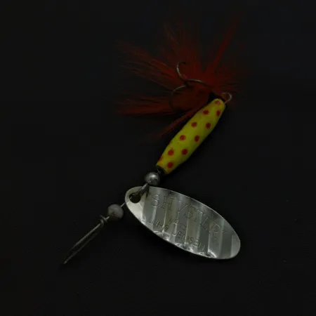 Luhr Jensen Shyster Spinner, Yellow/Nickel, 1/4 oz (7 g), #24814