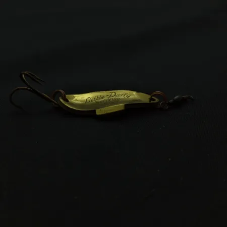 Abu Record Little Daffy Spoon, Gold/Red, 1/4 oz (7g), Sweden, #24815