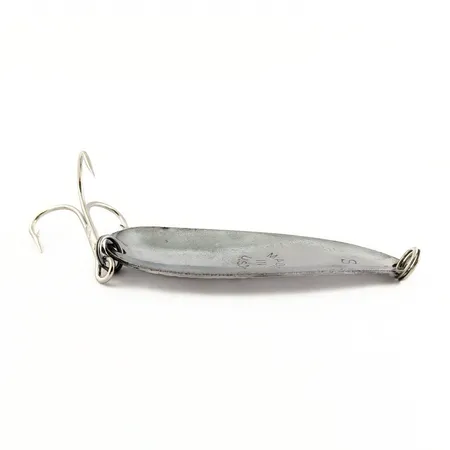 Worth Chippewa Steel Spoon, Nickel, 1/2 oz (14 g), Hammered, #25182