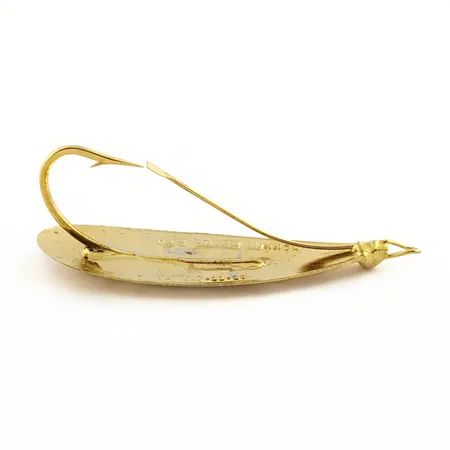 Vintage Johnson Silver Minnow, Gold, 2/5 oz (12 g), Weedless, #25185