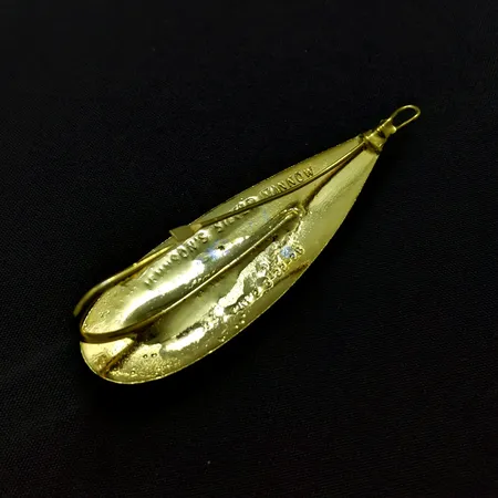 Vintage Johnson Silver Minnow, Gold, 2/5 oz (12 g), Weedless, #25185
