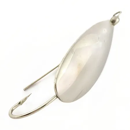 Luhr Jensen Silver Spoon, Nickel, 3/16 oz (5 g), Weedless, #25188