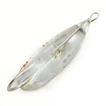 Vintage Johnson Silver Minnow Weedless, Green/Orange, 1/3 oz (9 g), #25191