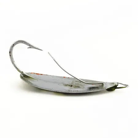 Vintage Johnson Silver Minnow Weedless, Green/Orange, 1/3 oz (9 g), #25191