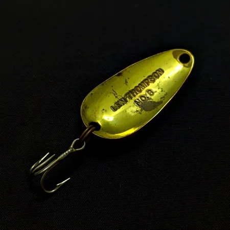 Len Thompson #8 Spoon, Lady Bug, 1/4 oz (7 g), Brass Back, #25196