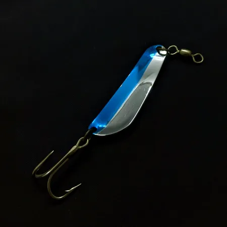 Luhr Jensen Limpet Jig, Nickel Blue, 3/5 oz (16 g), Swivel, #25199