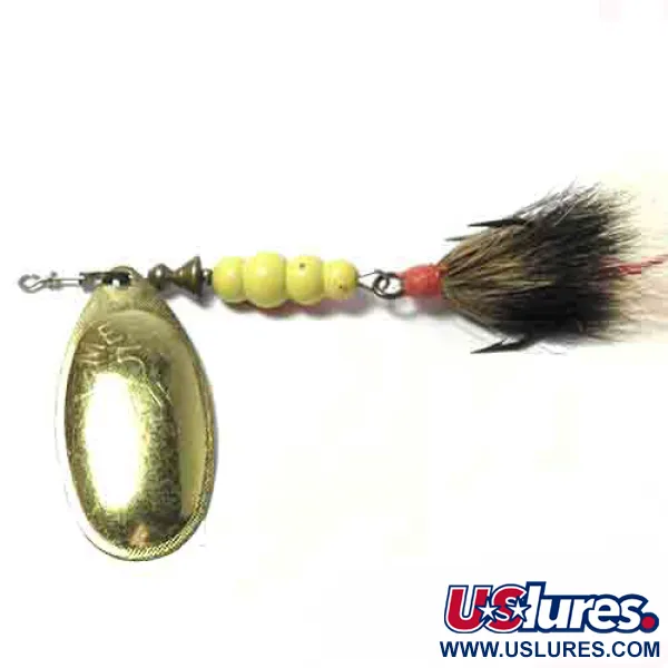 Vintage   Mepps Aglia, 1/2oz Brass spinning lure #0011